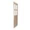 2.3ft White Miniature Wooden Door Wall Hanging Decoration